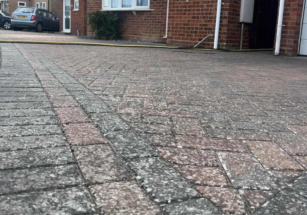 Before Driveway Cleaning in Cambridgeshire