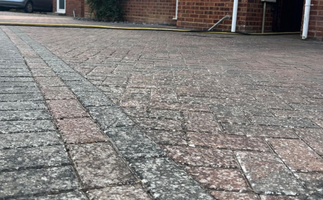 Before Driveway Cleaning in Cambridgeshire